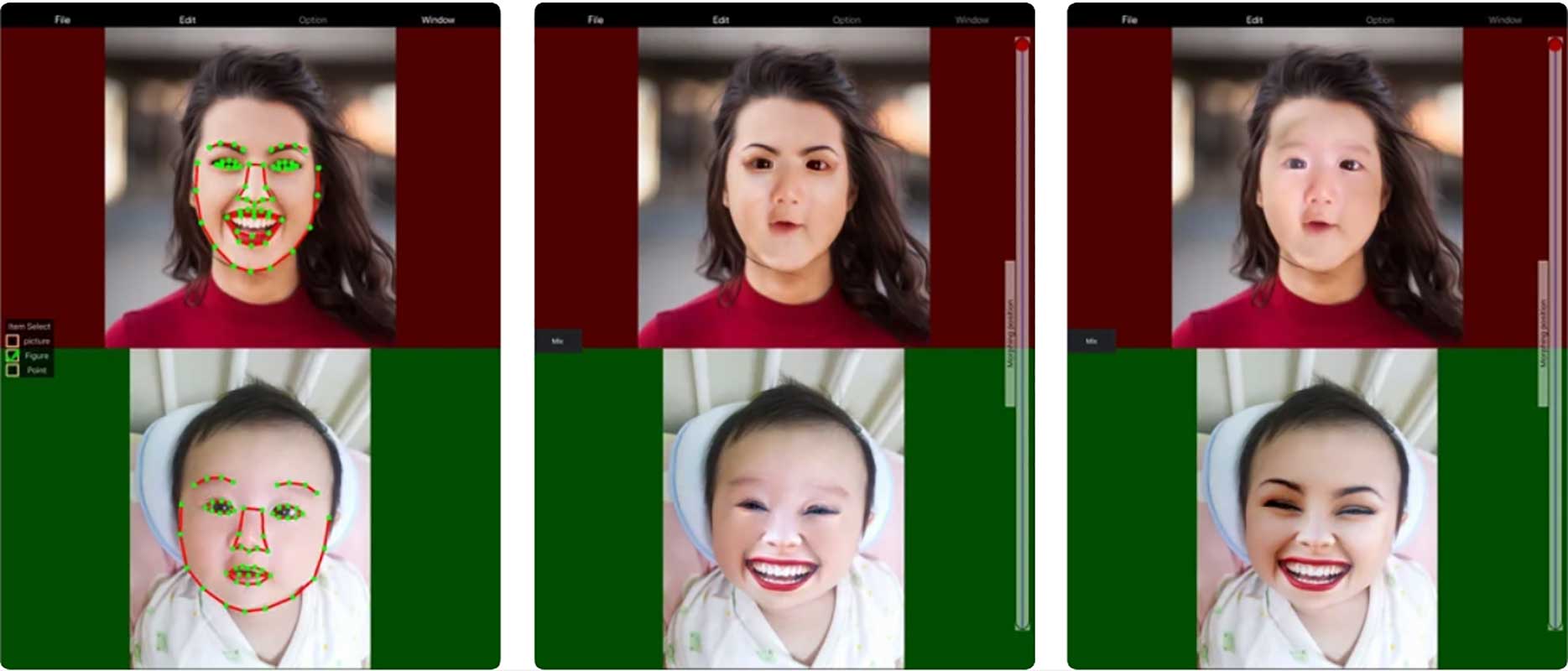 App thay đổi khuôn mặt trong video - morphing