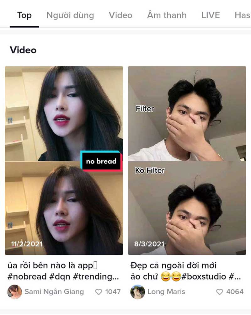 Trend thay đổi khuôn mặt nobread
